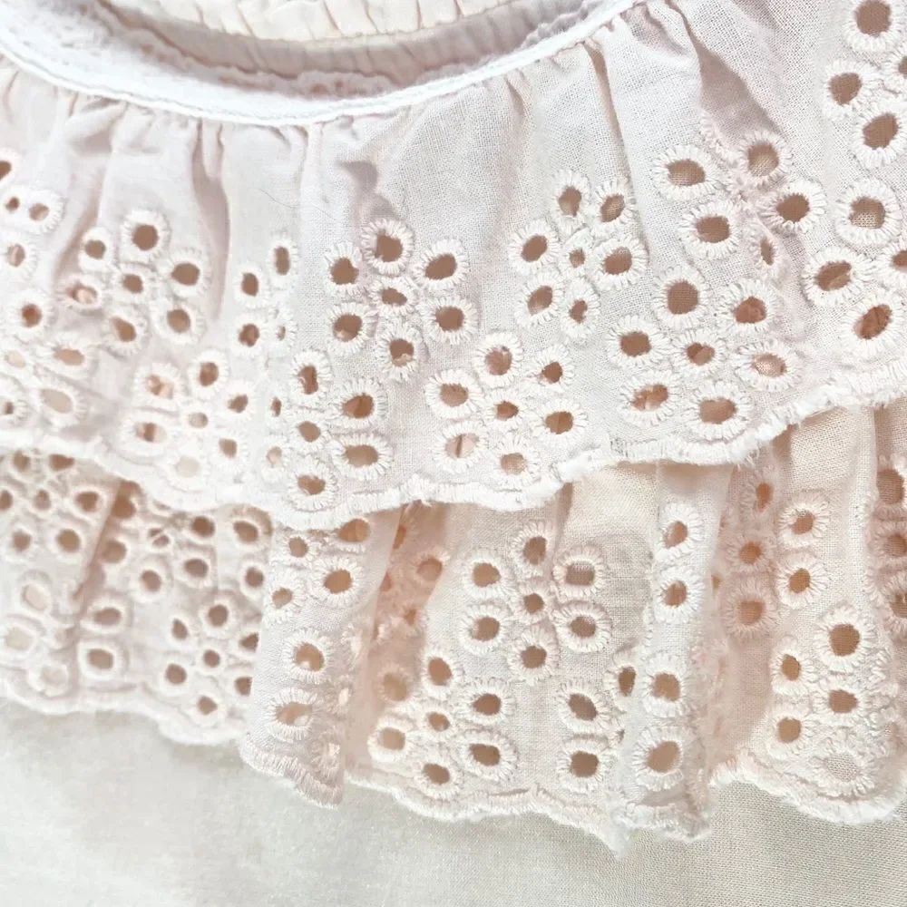 J. Crew blush ruffle tunic - Picture 5 of 9